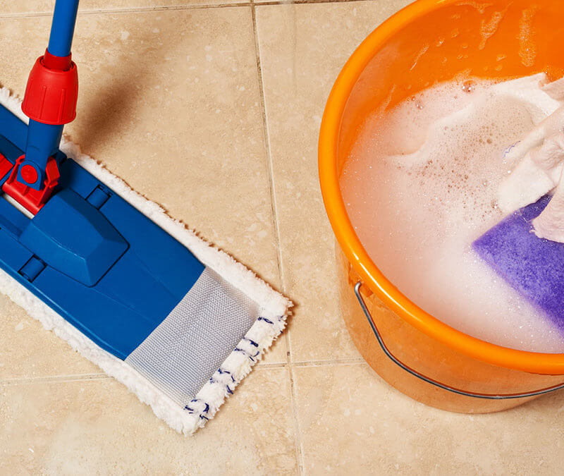 Homemade Tile Cleaner Recipe with Essential Oils