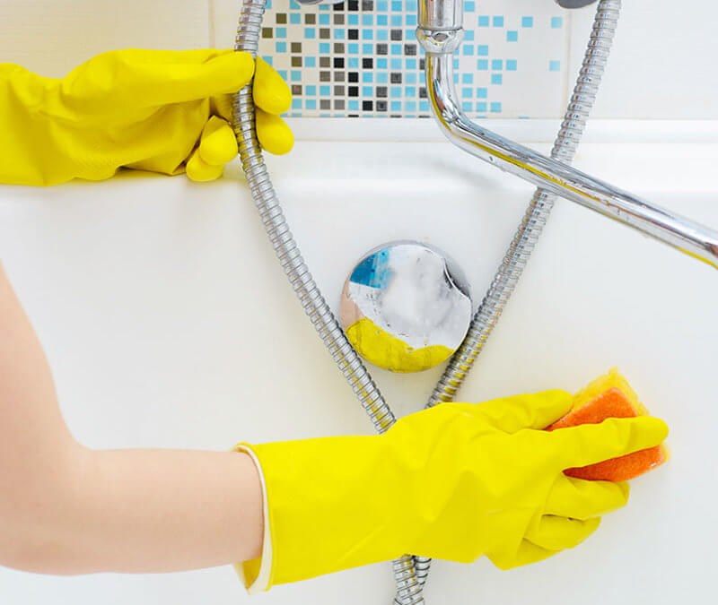 Natural Homemade Shower Cleaner with Oxyboost