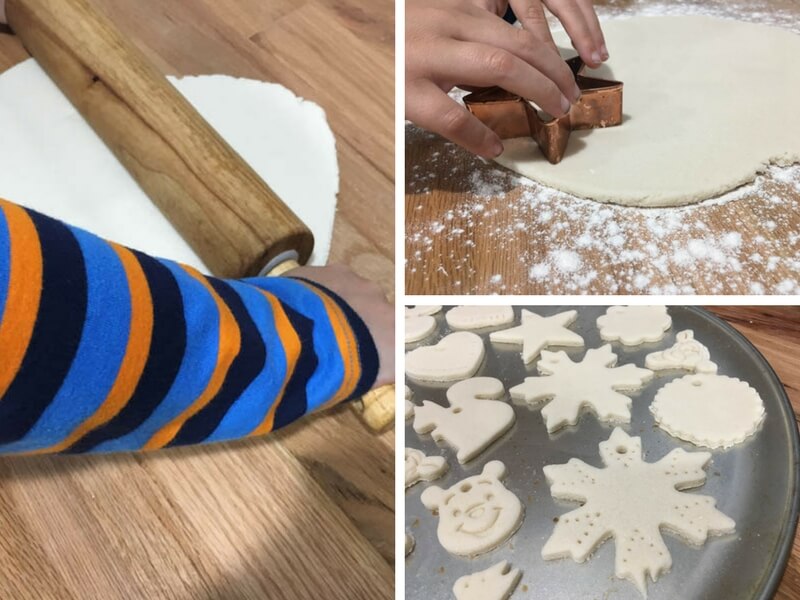 Salt Dough Ornaments. Steps 6 - 8