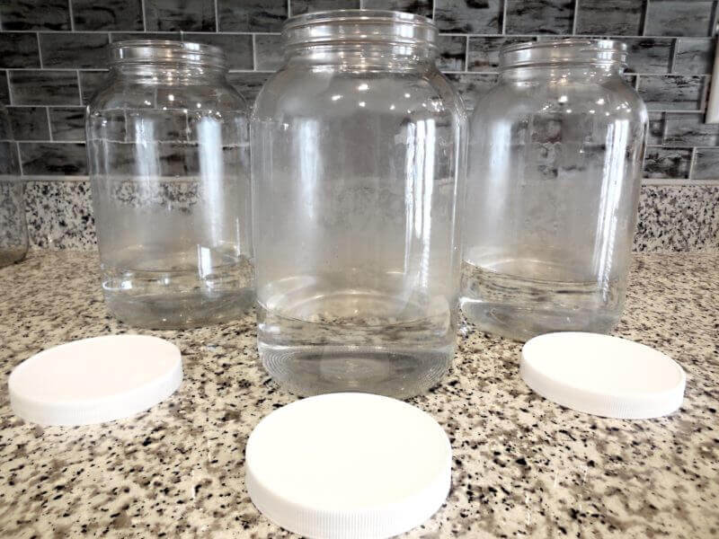 homemade laundry detergent containers