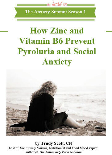 How Zinc and Vitamin B6 Prevent Pyroluria and Social Anxiet by Trudy Scott