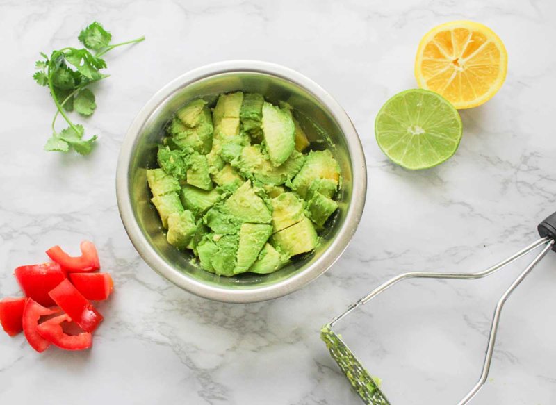 Mama Z’s Homemade Guacamole Step Four